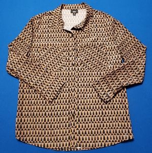 Multi-color long sleeved blouse